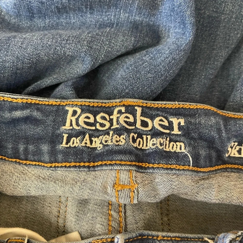 Women’s Resfeber boyfriend skinny distressed ankle jeans Size 6 - Picture 3 of 5